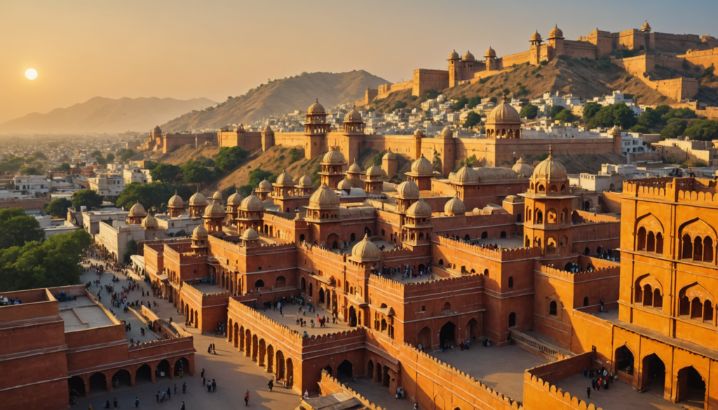 explorez jaipur, la ville des palais et des couleurs, à travers notre site dédié. plongez dans son histoire, sa culture riche et ses incontournables attractions.