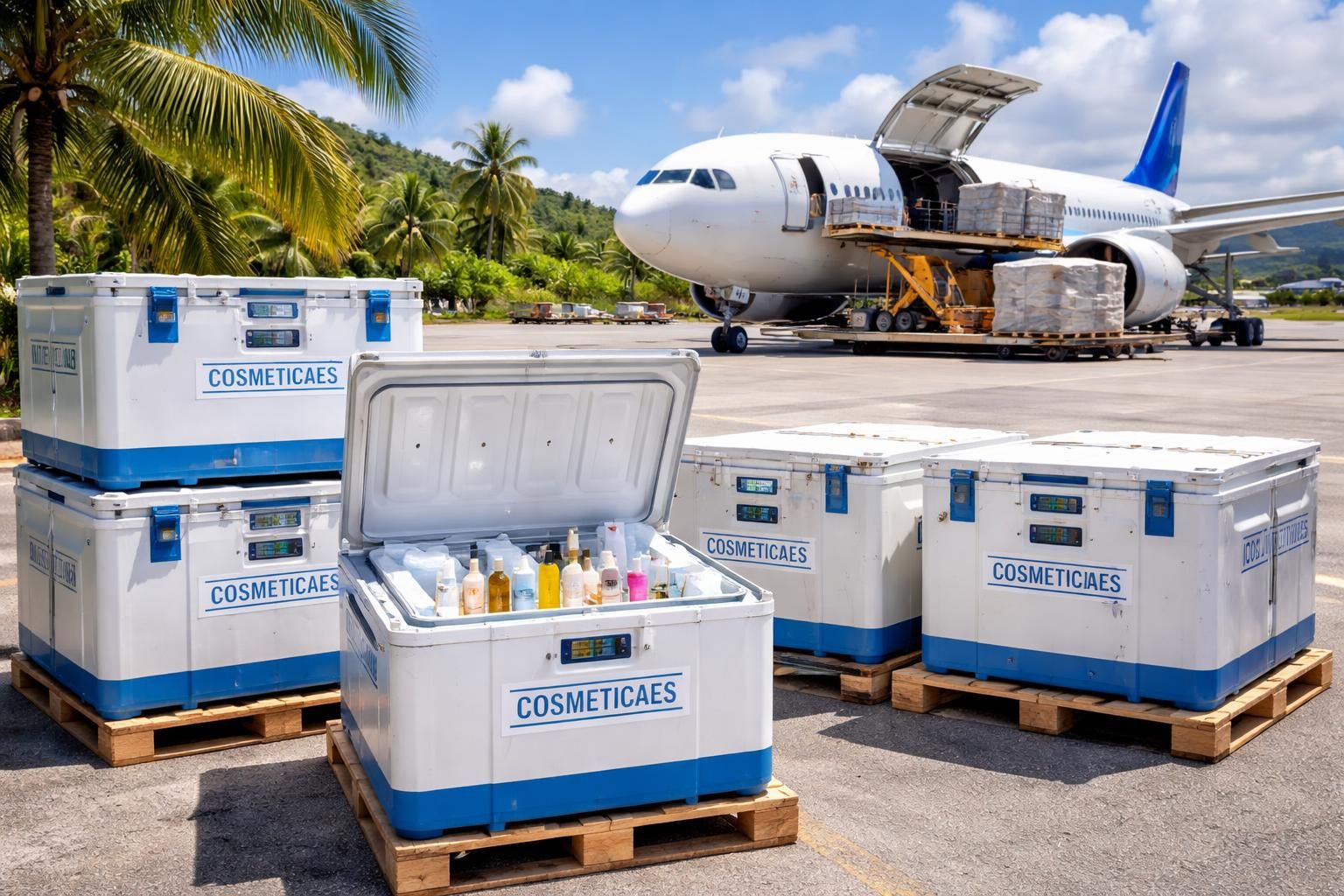 découvrez comment organiser efficacement le transport de vos produits cosmétiques en guadeloupe avec la poste et corsair cargo, pour une livraison sûre et rapide.