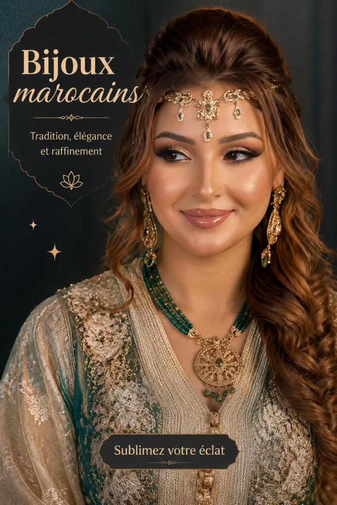 Une sélection de bijoux marocains colorés et artisanaux, traditionnels et modernes.