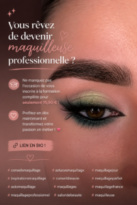 Un groupe de maquilleurs professionnels en train d'apprendre des techniques avancées lors d'un atelier de formation.