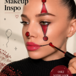 Maquillage inspiré de Miss Joker pour Halloween avec des couleurs vives et des détails artistiques.