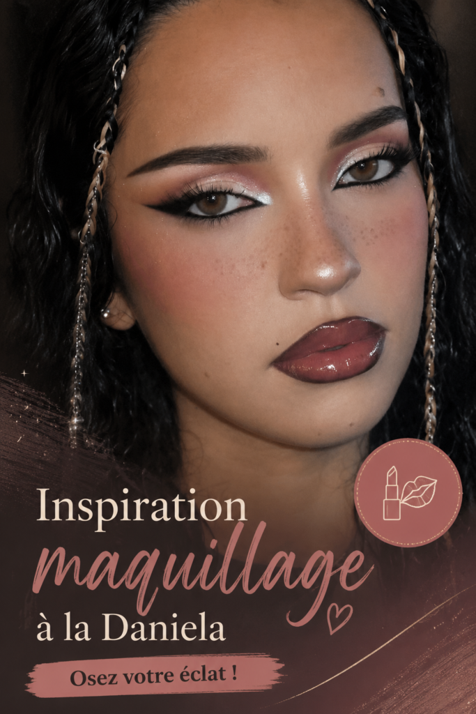 Inspirations de maquillage de Daniela, alliant couleurs vives et techniques modernes.