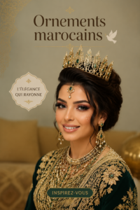Des ornements marocains colorés dans une décoration intérieure chaleureuse.