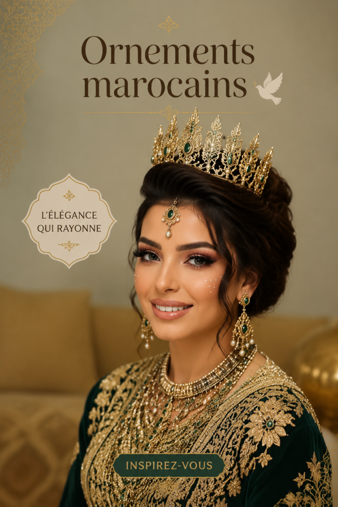 Des ornements marocains colorés dans une décoration intérieure chaleureuse.