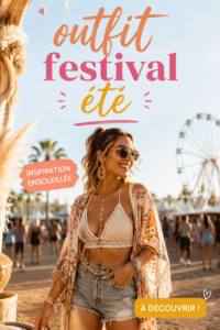 Une entrée de festival avec des tenues colorées et tendance pour l'été.