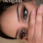 Gros plan sur des yeux bengalis brillants, symbolisant la culture du Bangladesh.